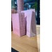 Draagtas roze/wit 22/10x31cm Tpk271250